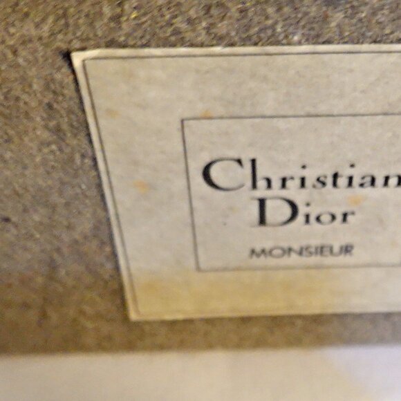 Christian Dior Cufflink Tie Clasp Set with Dior Gift Box EUC - Picture 3 of 3